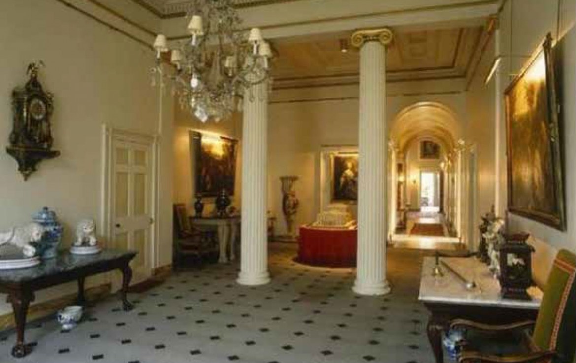 Grand Entrance Hall of Yester House