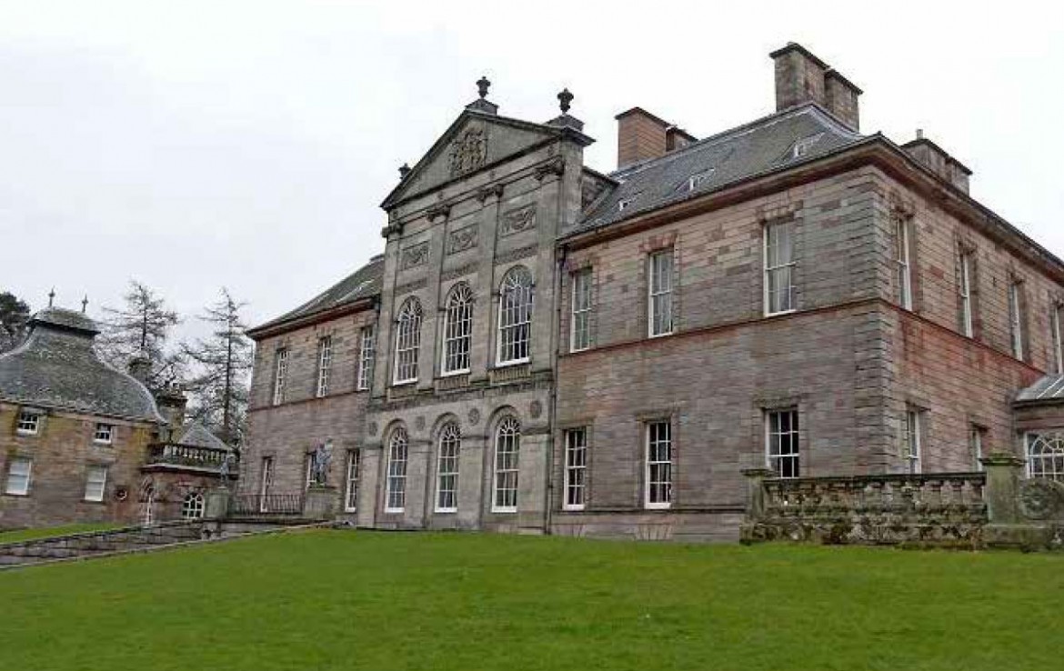 Yester House pictured from front garden